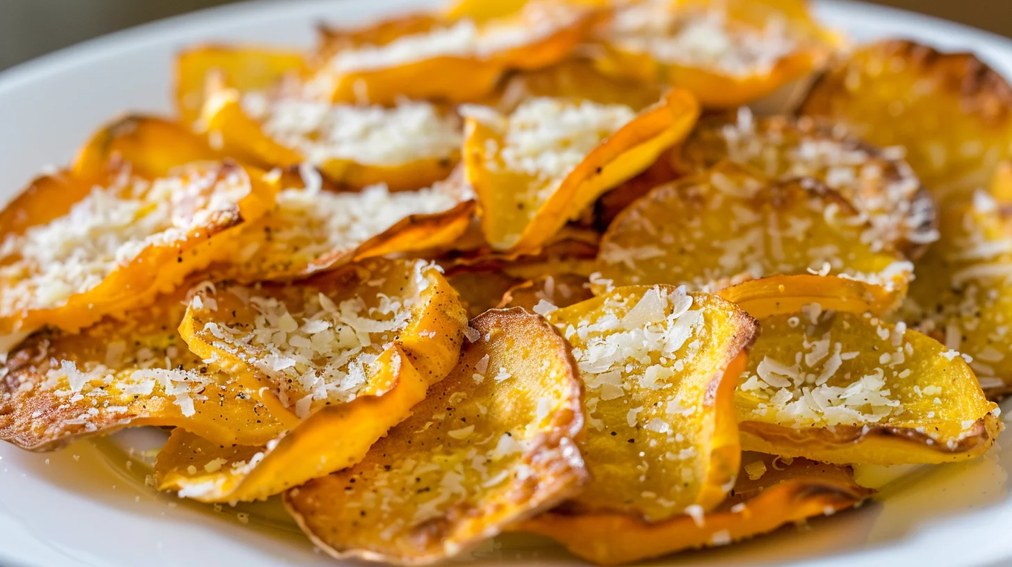 Crispy Baked Yellow Squash Chips