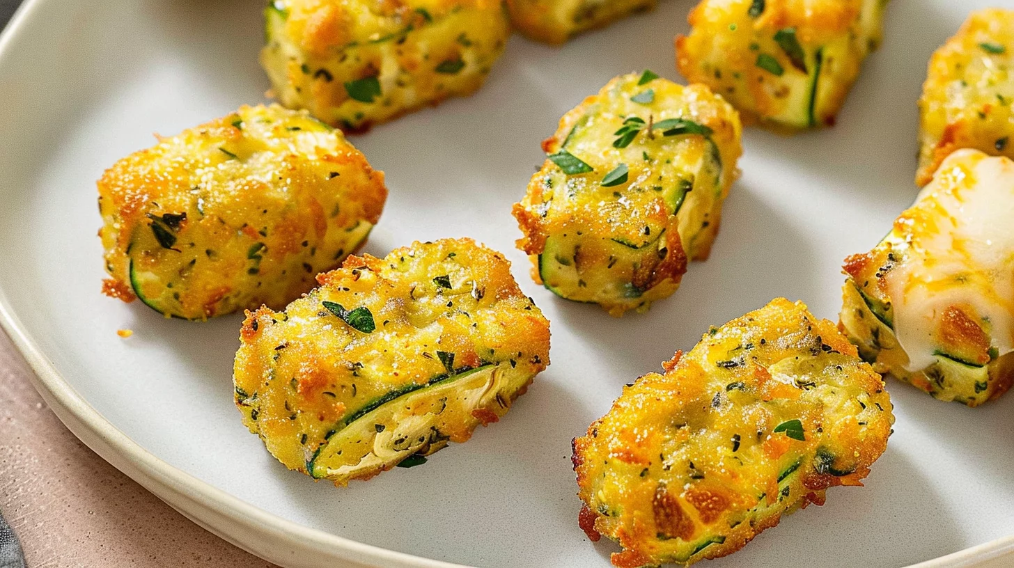Crispy Baked Zucchini Tot