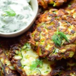 Crispy Healthy Zucchini Fritters