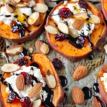 Crispy Sweet Potato Rounds With Creamy Goat Cheese