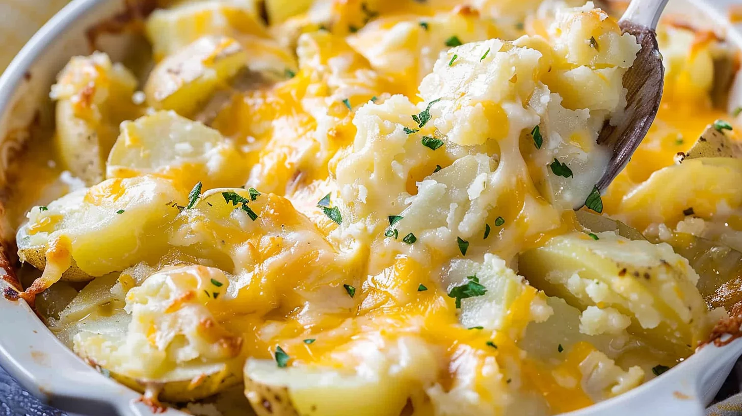 Crockpot Cheesy Potatoes