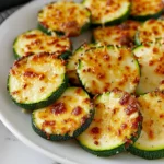 Easy Air Fryer Zucchini Parmesan