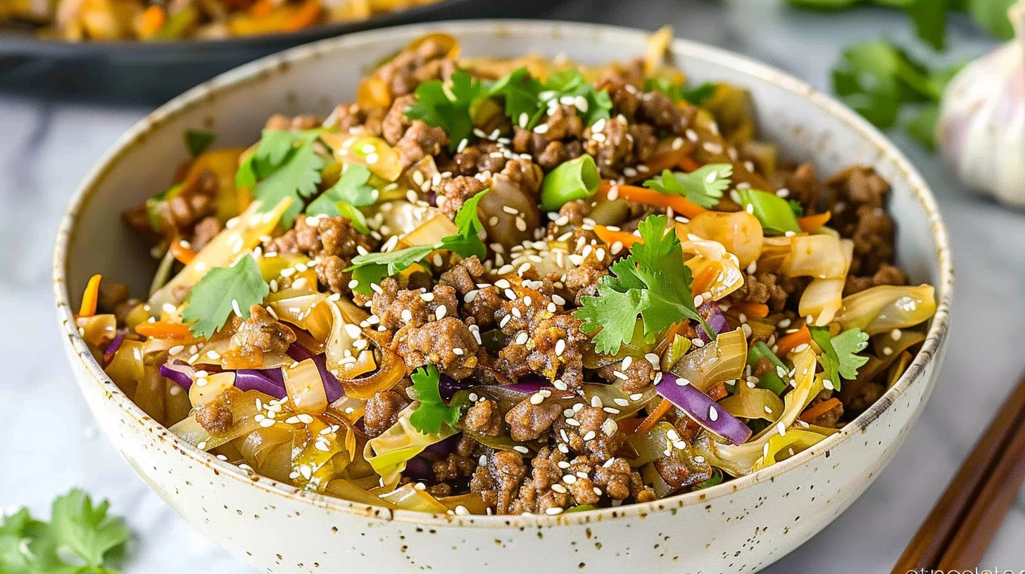 Easy Egg Roll In A Bowl