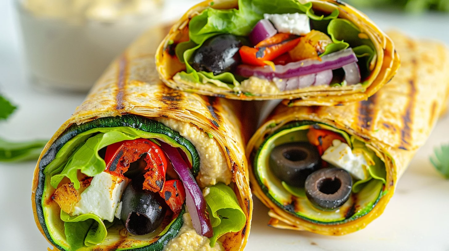 Easy Grilled Veggie Wraps