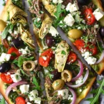Easy Mediterranean Flatbread Pizza