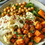 Easy Nourish Bowl Recipe With Tahini Yogurt Dressing