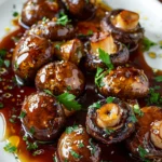 Easy Oven Roasted Mushrooms With Soy Sauce and Honey