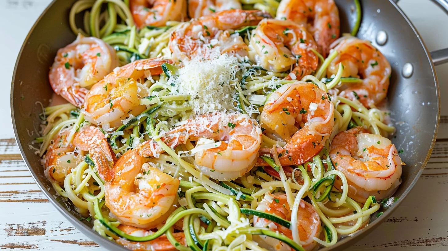 Easy Shrimp Scampi With Zoodles
