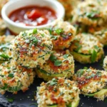 Easy Zucchini Garlic Bites