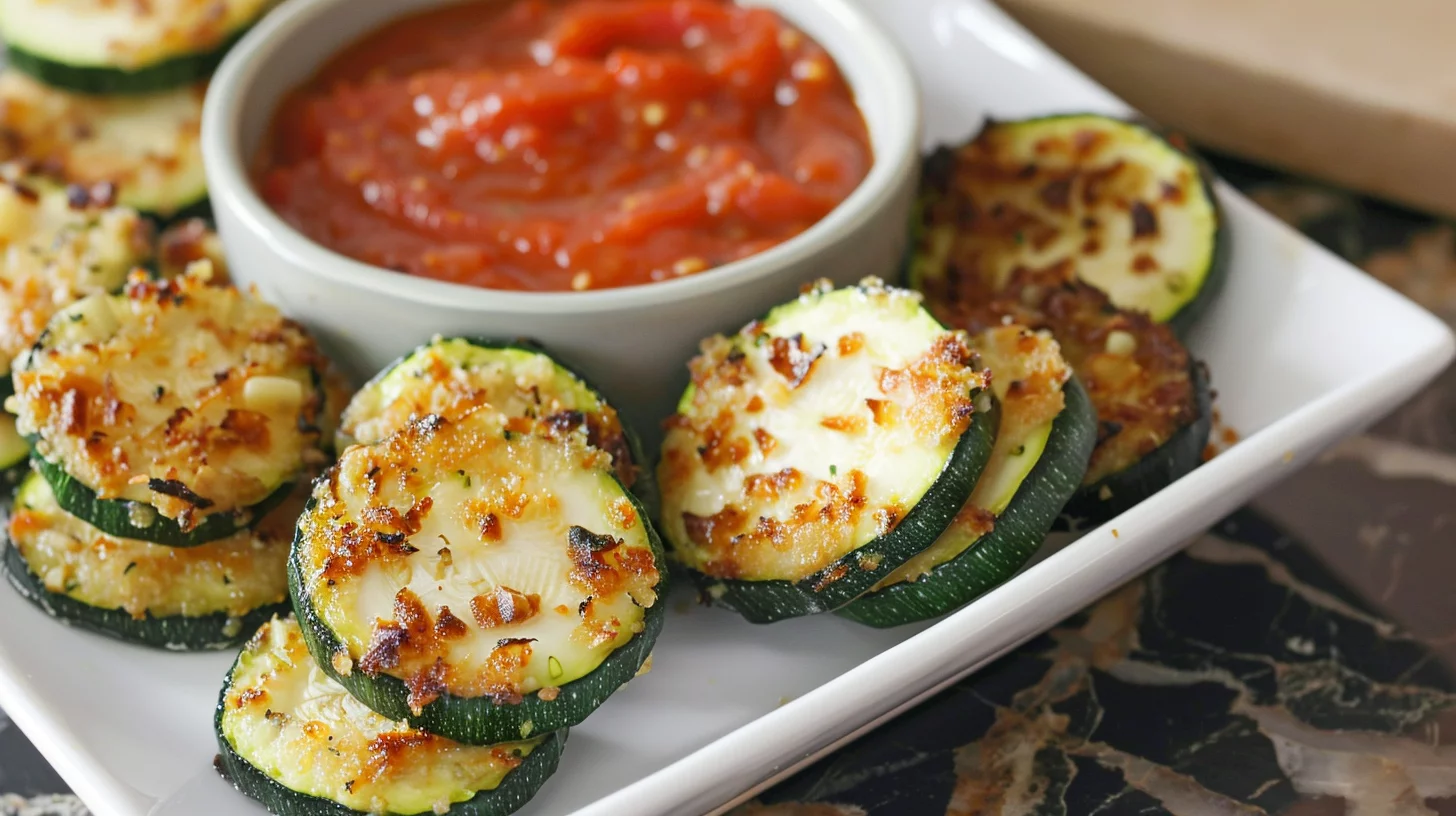 Easy Zucchini Garlic Bites