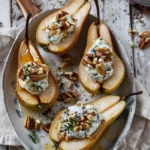 Elegant Blue Cheese Stuffed Pears Recipe