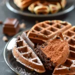 Flourless Brownie Waffles