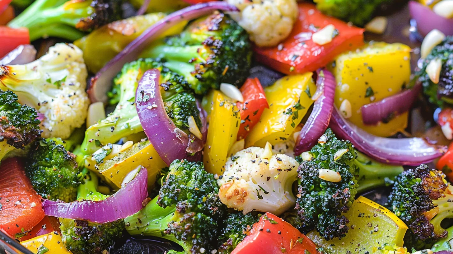 Garlic Roasted Vegetables Recipe