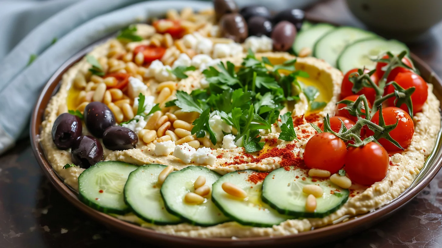 Greek Hummus Platter Recipe