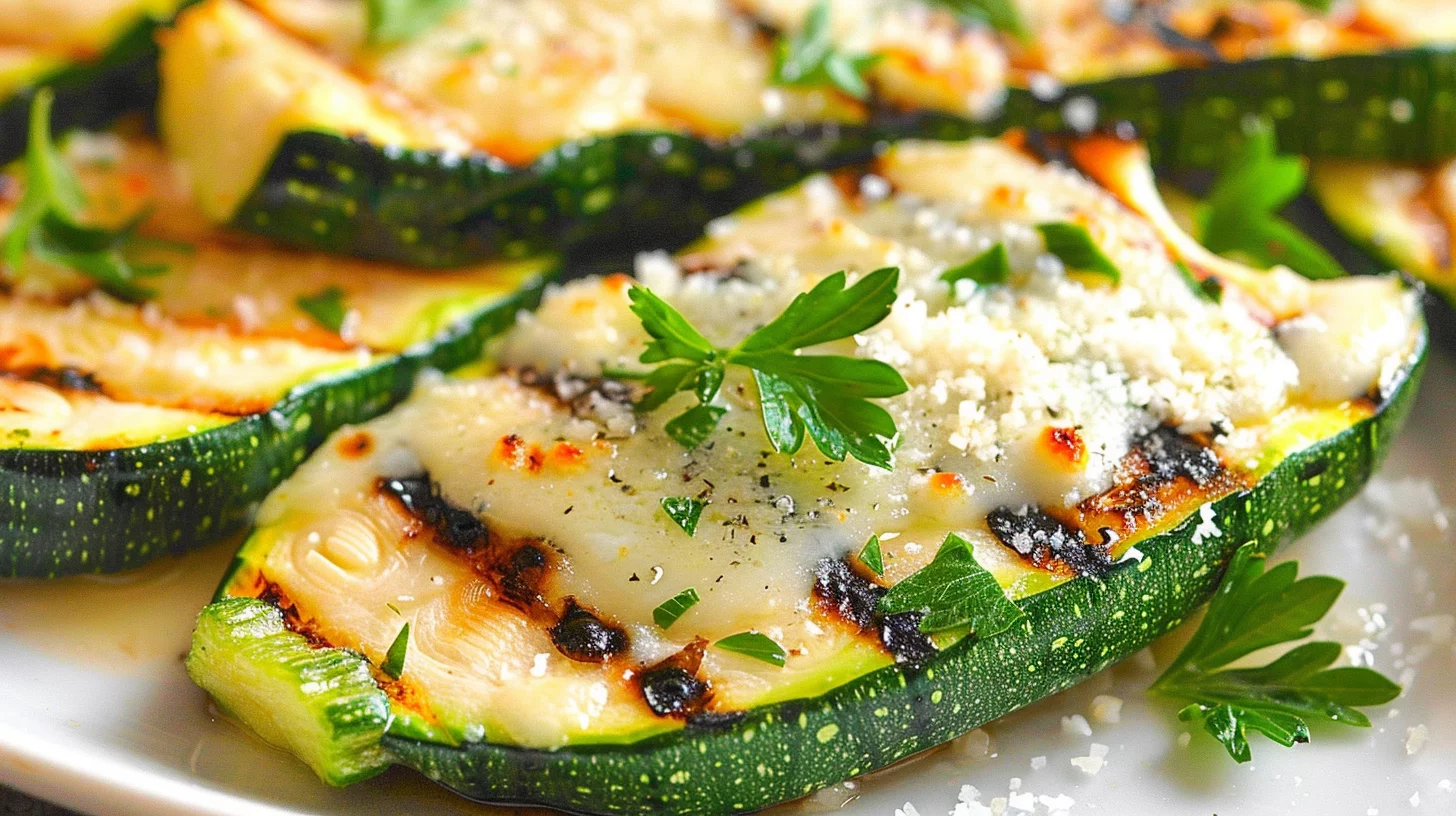 Grilled Zucchini With Parmesan