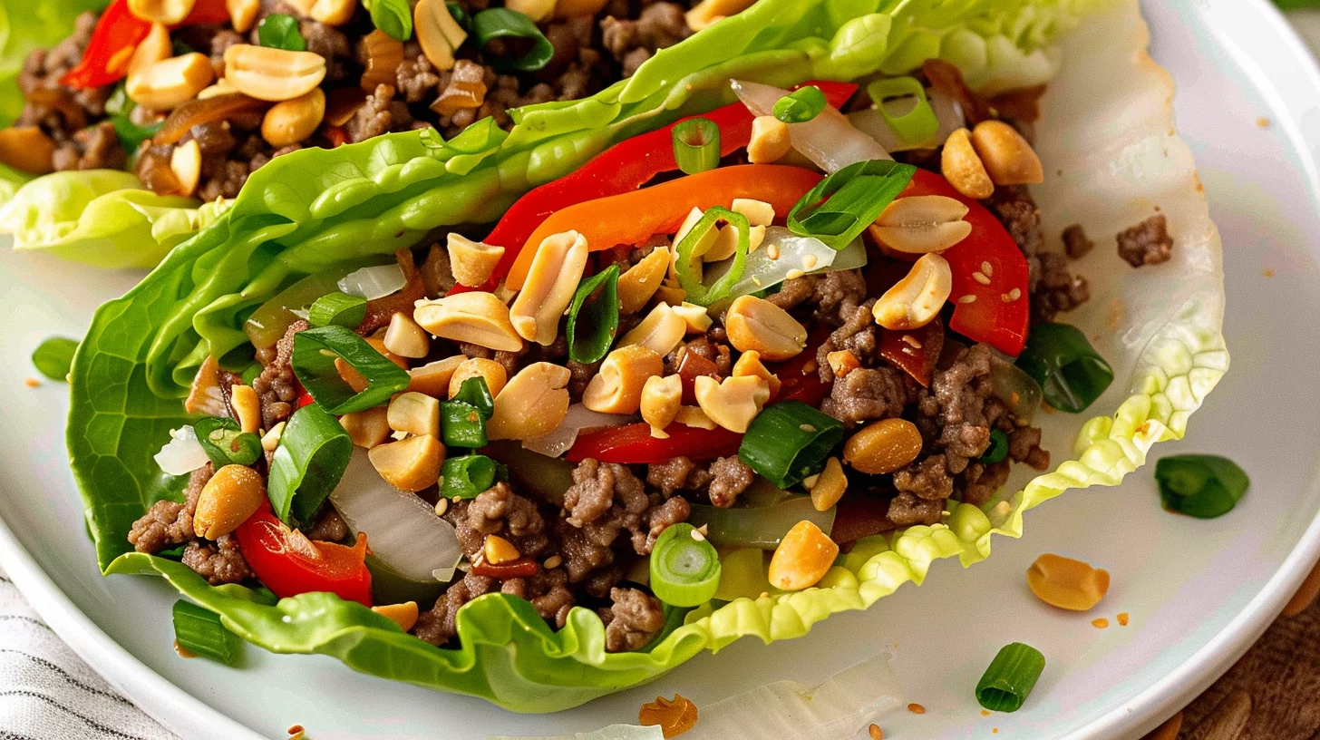 Ground Beef Lettuce Wraps