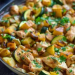 Healthy Chicken Zucchini Squash Skillet