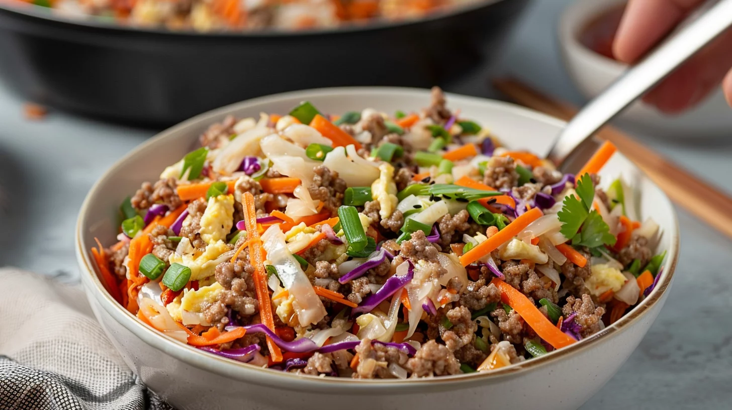 Healthy Egg Roll In A Bowl
