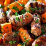 Honey Garlic Sausage Sweet Potatoes