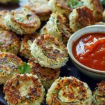 Italian Inspired Zucchini Garlic Bites
