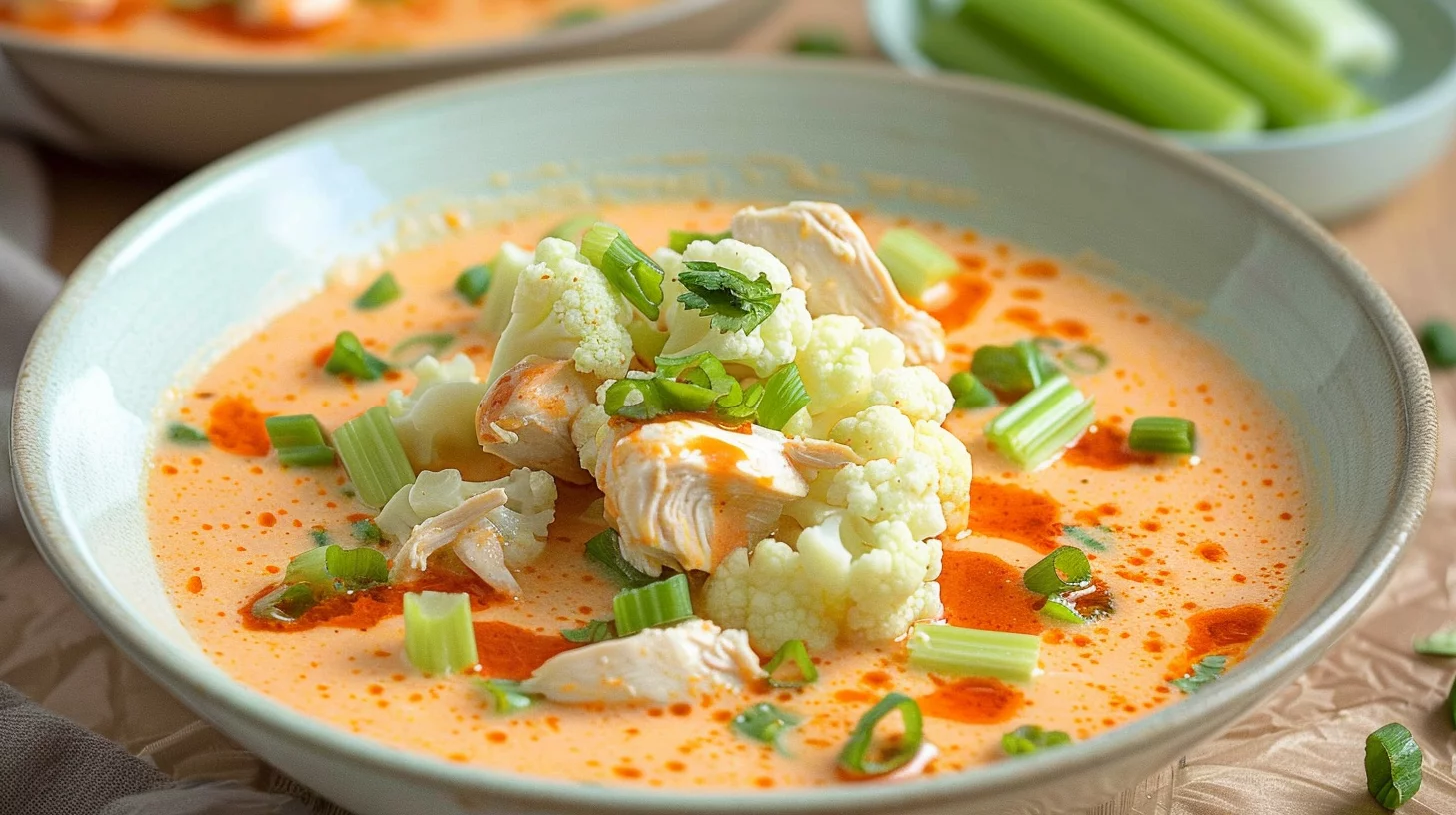 Keto Buffalo Chicken Soup