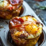 Keto Carnivore Pizza Muffins