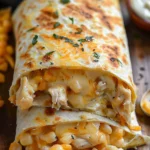Keto Cheesy Garlic Chicken Wraps