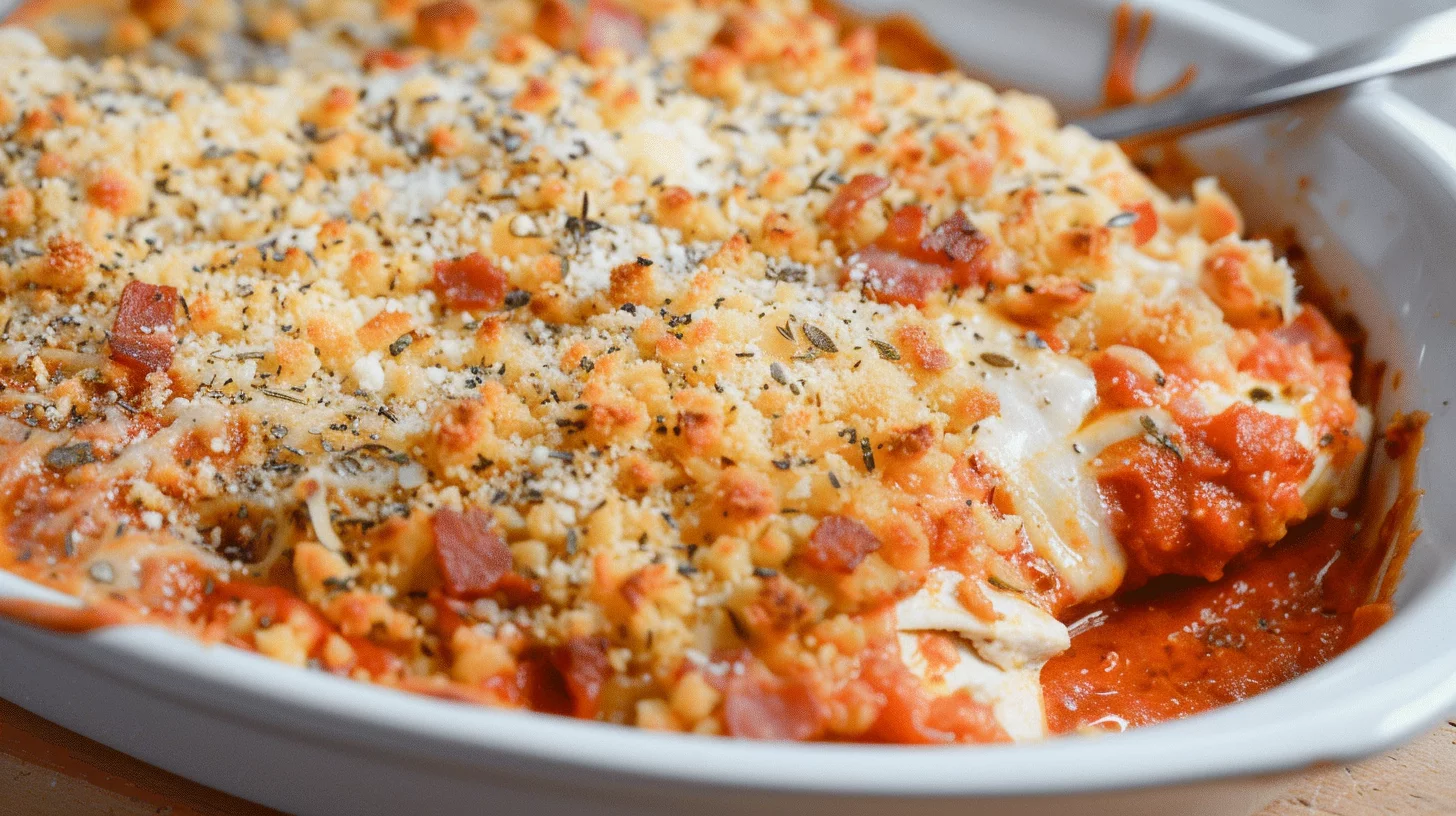 Keto Chicken Parmesan Casserole Recipe