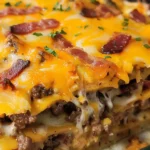 Low Carb Bacon and Cheeseburger Casserole