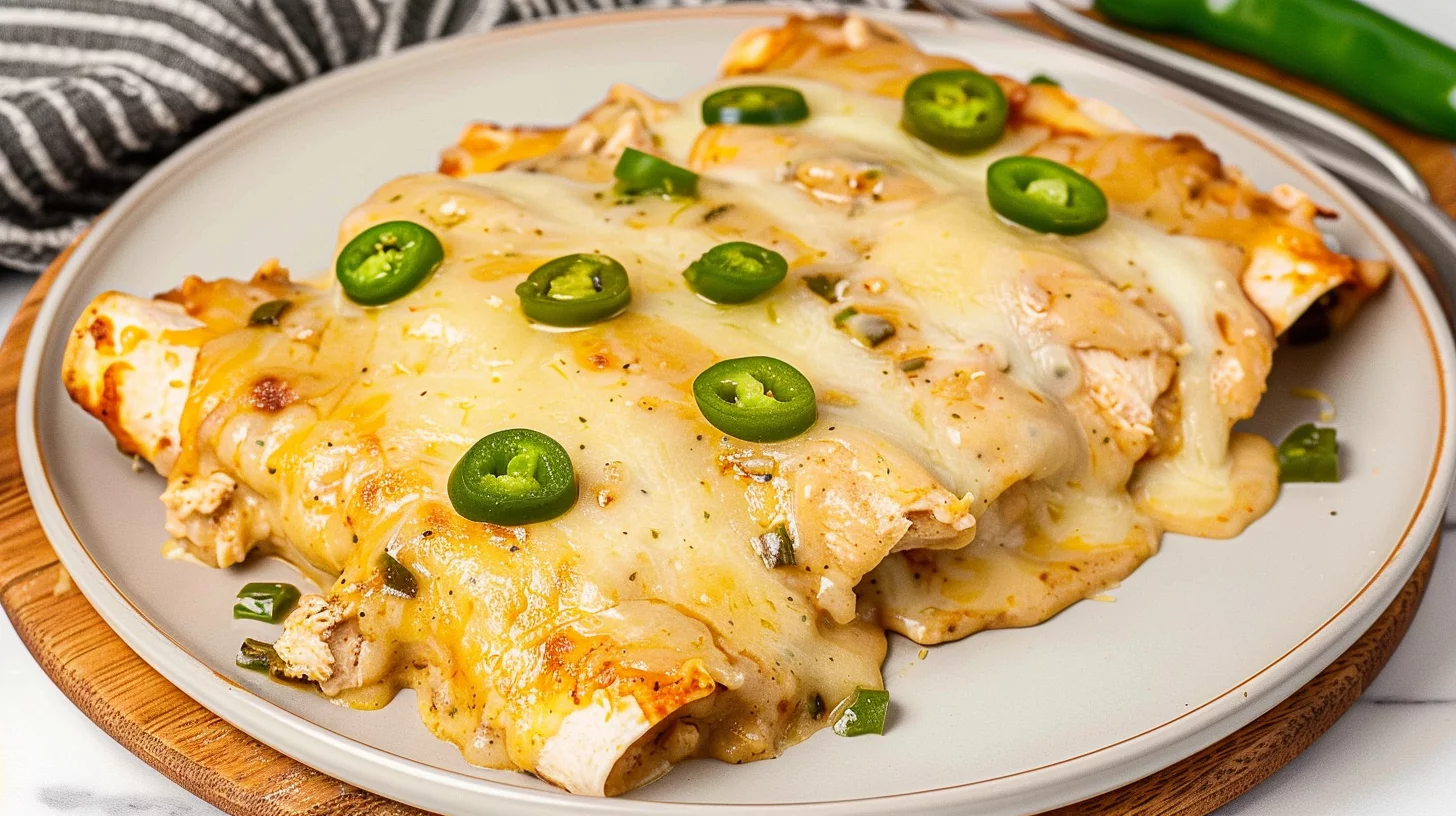 Low Carb White Chicken Enchiladas