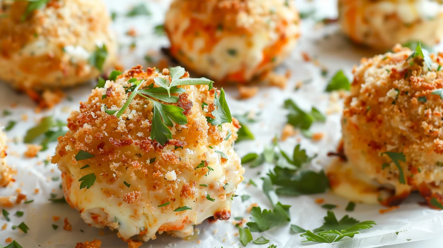 Melted Mozzarella and Ranch Chicken Bombs