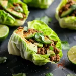 Mexican Ground Beef Lettuce Wraps