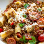 One Pot Pasta With Lentils