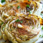 Oven Roasted Garlic Cabbage Steaks