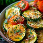 Oven-roasted Zucchini Squash and Tomatoes With Parmesan
