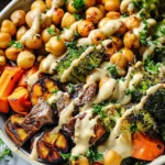 Roasted Chickpea and Veggie Bowl