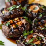 Sautéed Grilled Garlic Mushrooms