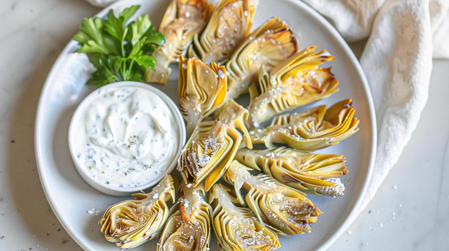 Simple Crunchy Artichoke Hearts