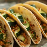 Soft Zucchini Taco Shells