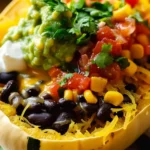Spaghetti Squash Burrito Bowls For Two