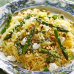 Spaghetti Squash With Asparagus Ricotta Lemon and Thyme