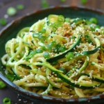 Spicy Garlic Chinese Zucchini Noodles