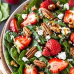 Strawberry Spinach Salad With Poppy Seed Dressing