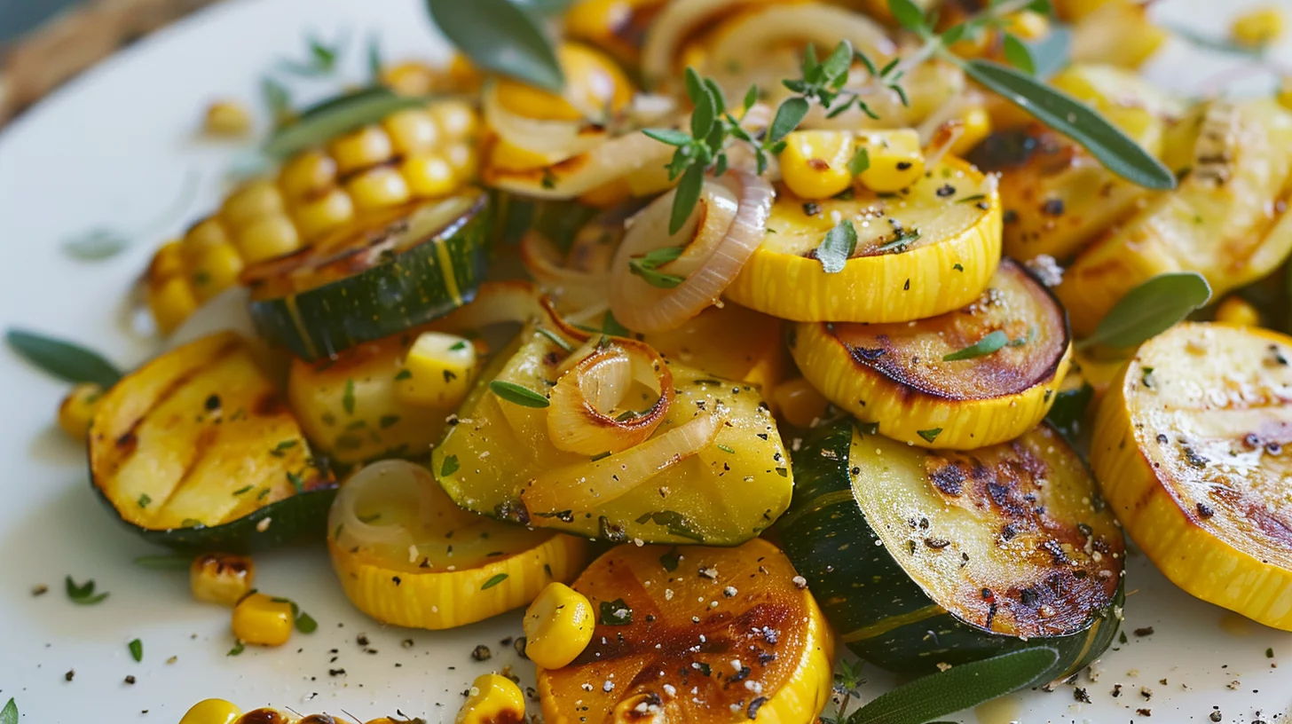 Summer Squash and Corn