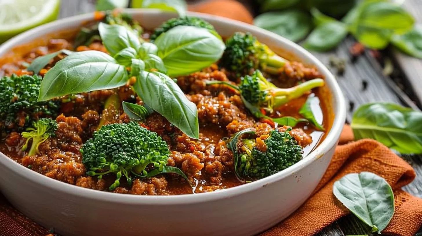 Thai Curry Ground Beef