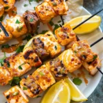 Thai Red Curry Swordfish Kabobs