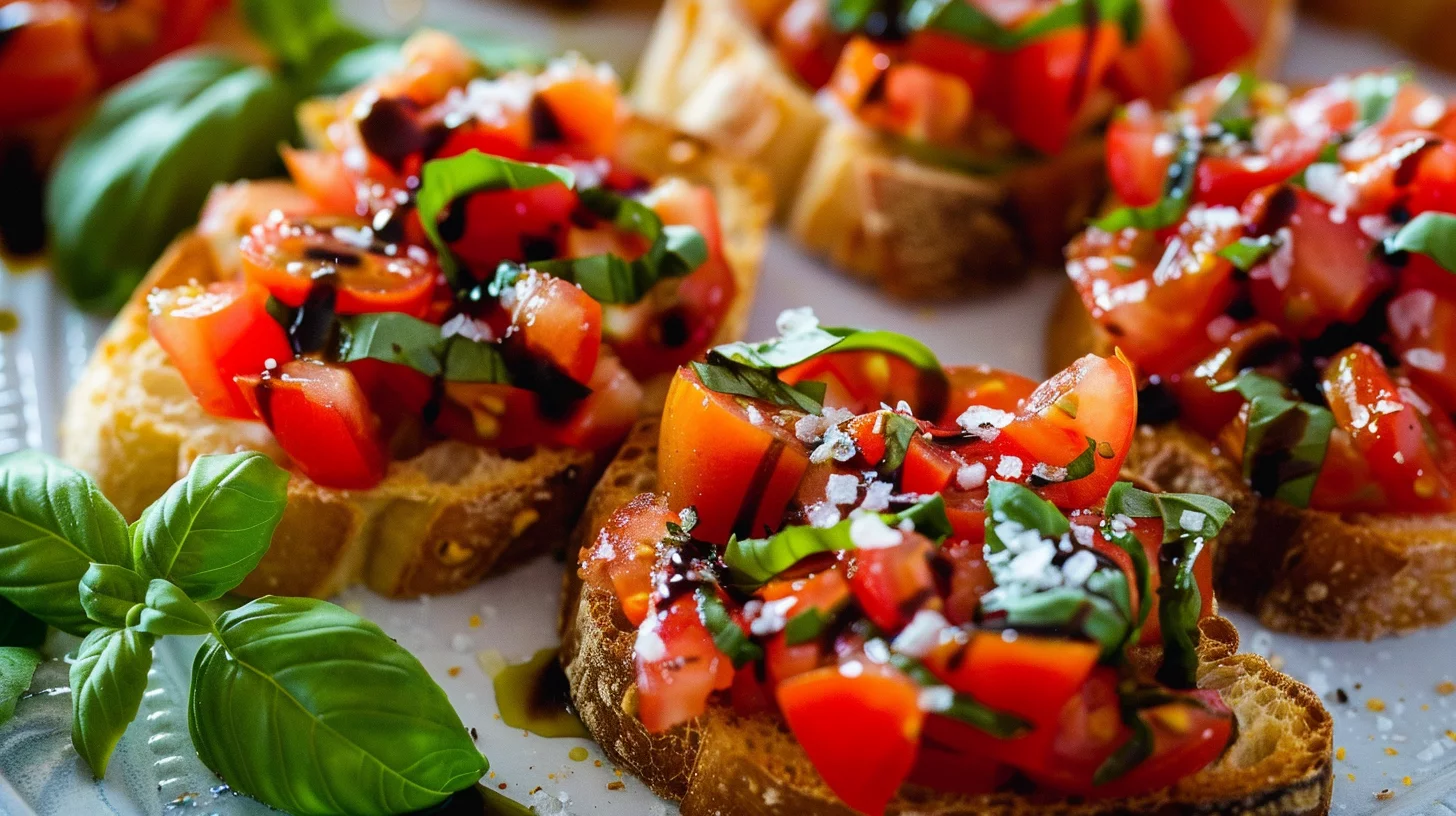 Tomato and Basil Bruschetta Recipe
