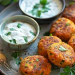Ultimate Mediterranean Lemon Chickpea Patties With Yogurt Sauce