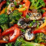 Vegan Broccoli and Mushroom Stir Fry