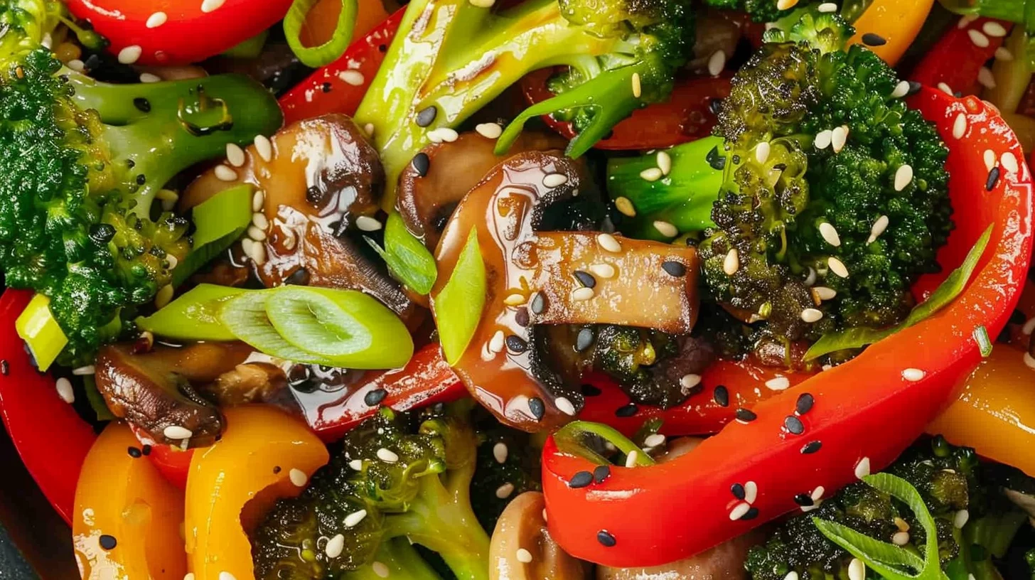 Vegan Broccoli and Mushroom Stir Fry